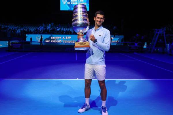 Les tournois remportés par Novak Djokovic